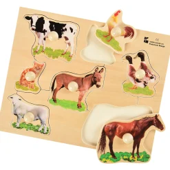 Farm Animals Knob Puzzle