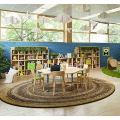 Feeling Natural Walnut Circular Area Rug