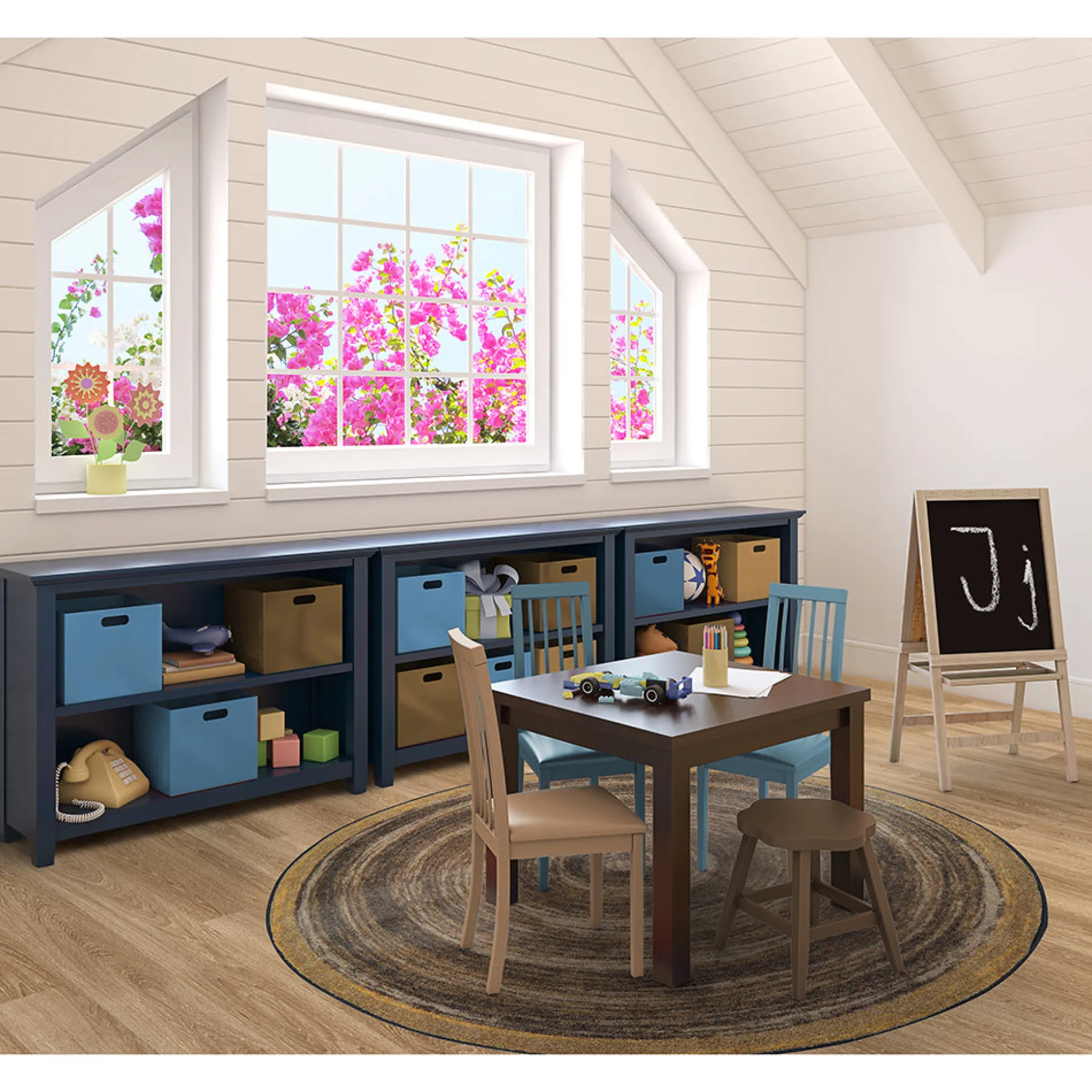 Feeling Natural Walnut Circular Area Rug