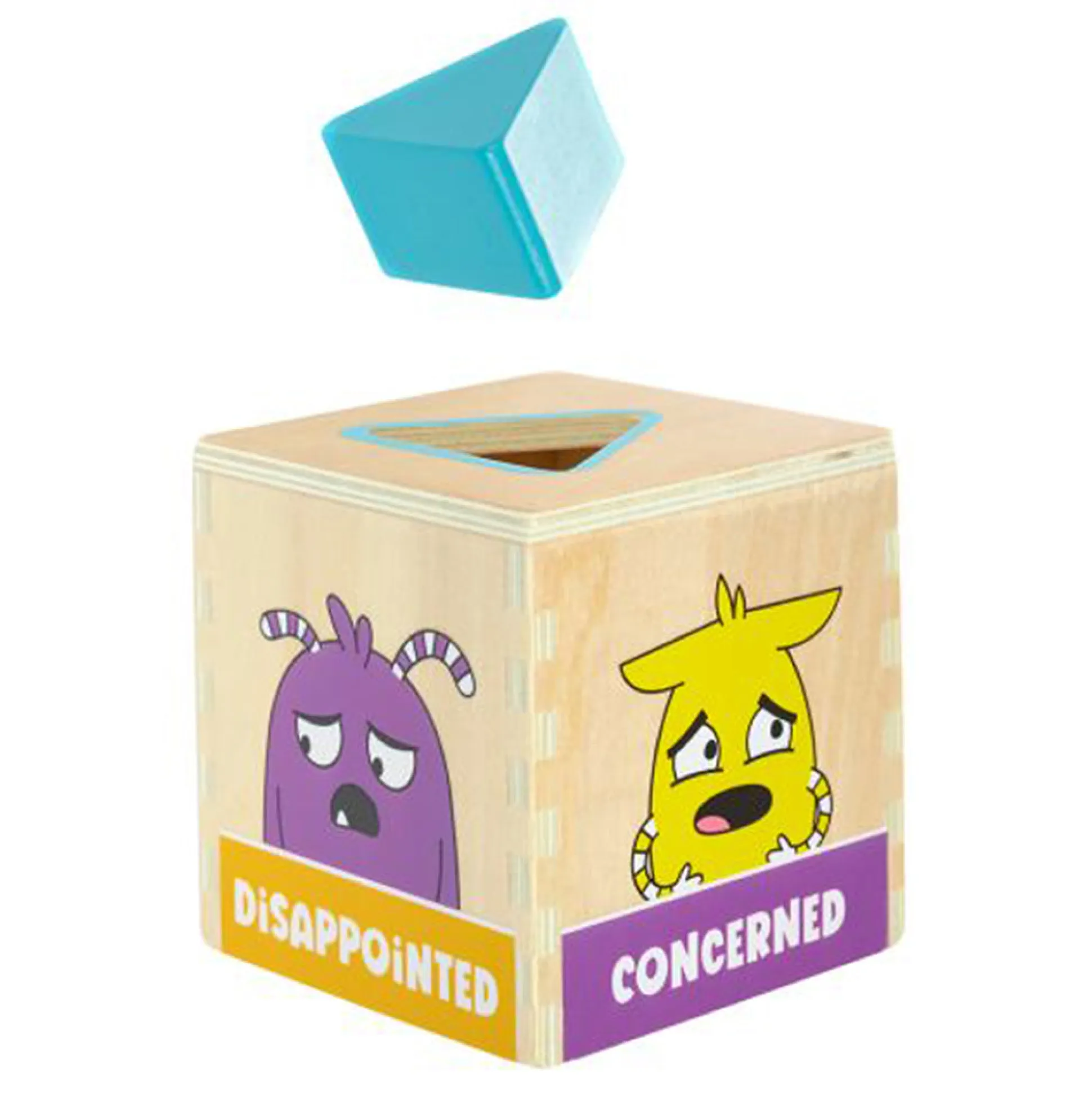 Feelings Stack & Sort Blocks | Wooden Emotional Learning Tower