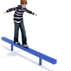 8-feet Straight Balance Beam