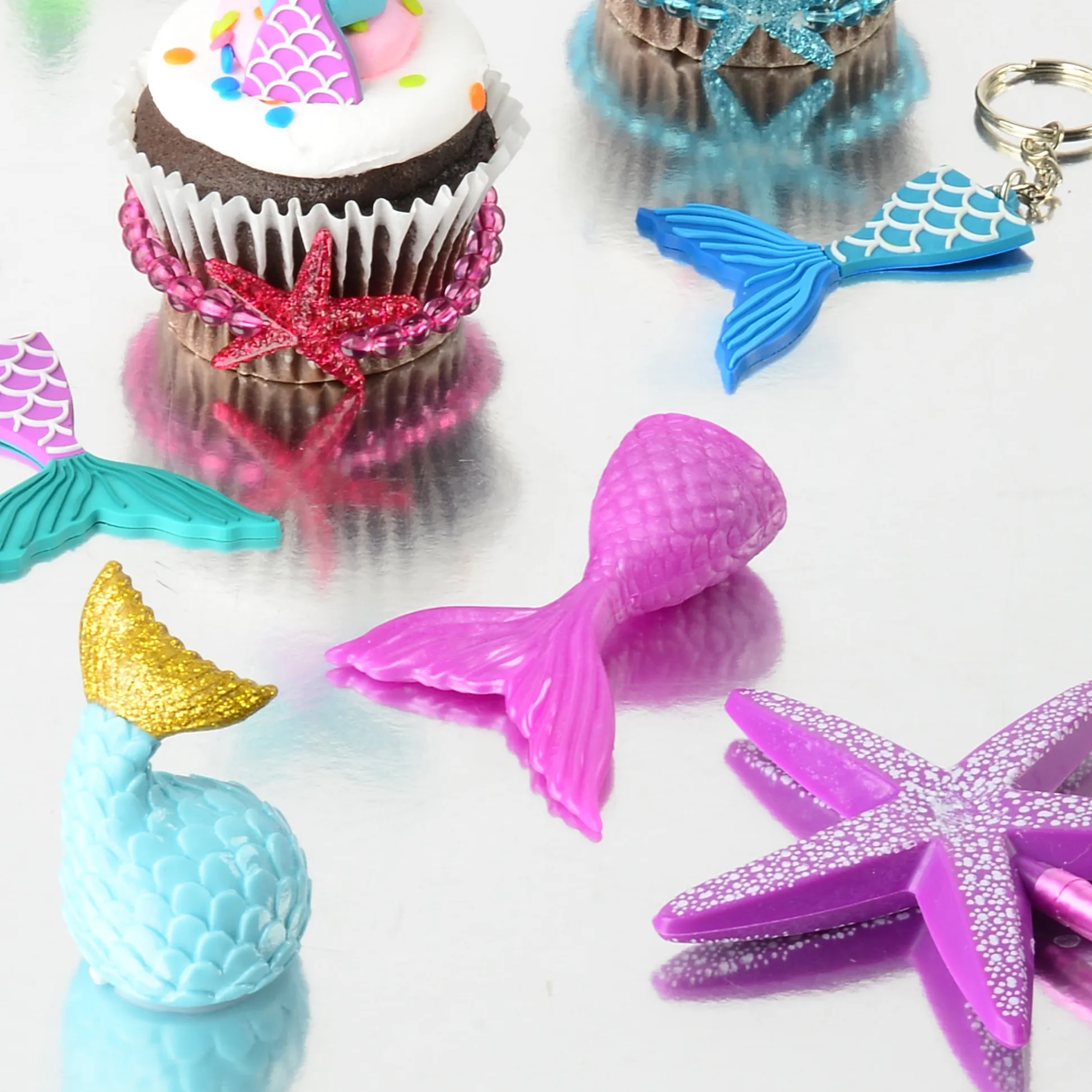 Fish Tail Stretch Sensory Fidget Flings - Set of 12