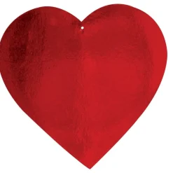 4" Foil Heart Cutouts – Set of 36