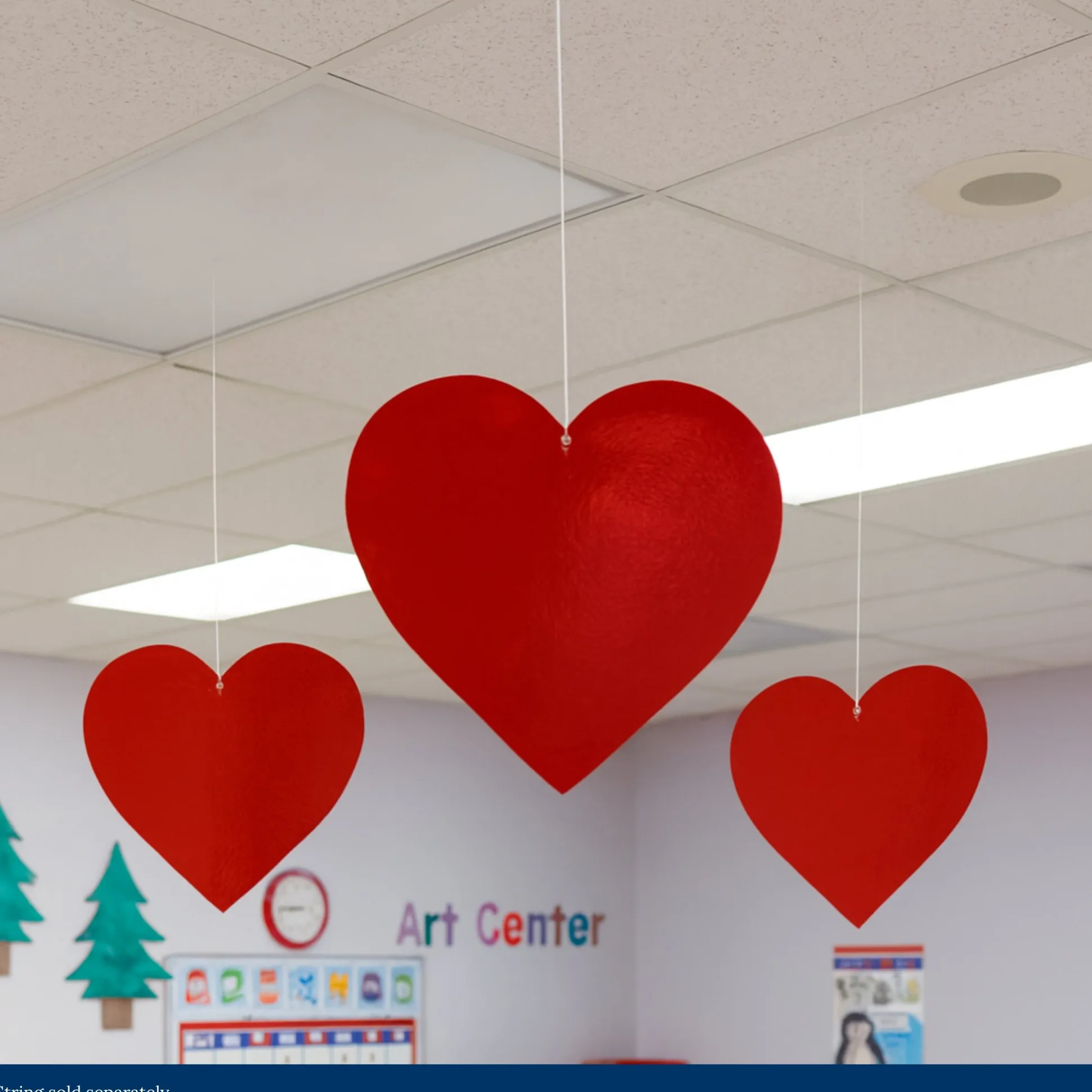 9" Foil Hearts – Set of 24 | Classroom Décor, Crafts & Celebration Displays