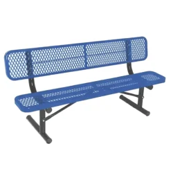 6-Foot Thermoplastic Bench | Outdoor Commercial Seating