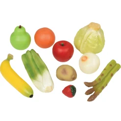 Fruit and Vegetable Set | 10-Piece Realistic Pretend Play Food Collection