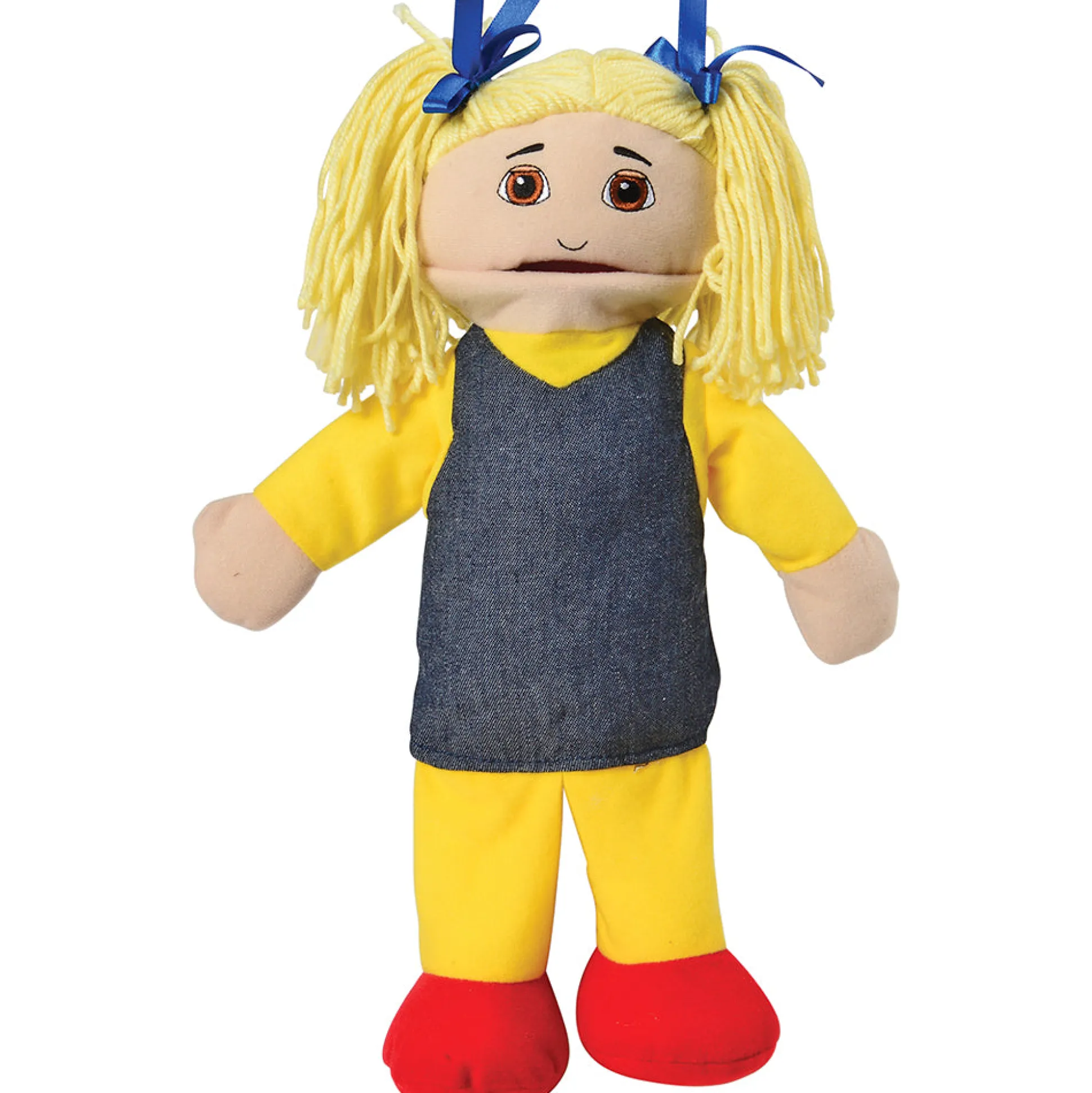 Full Bodied Caucasian Family Puppets | 4 Piece Set