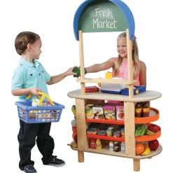 Fun-Fresh Market Stall | Child-Sized Pretend Play Furniture