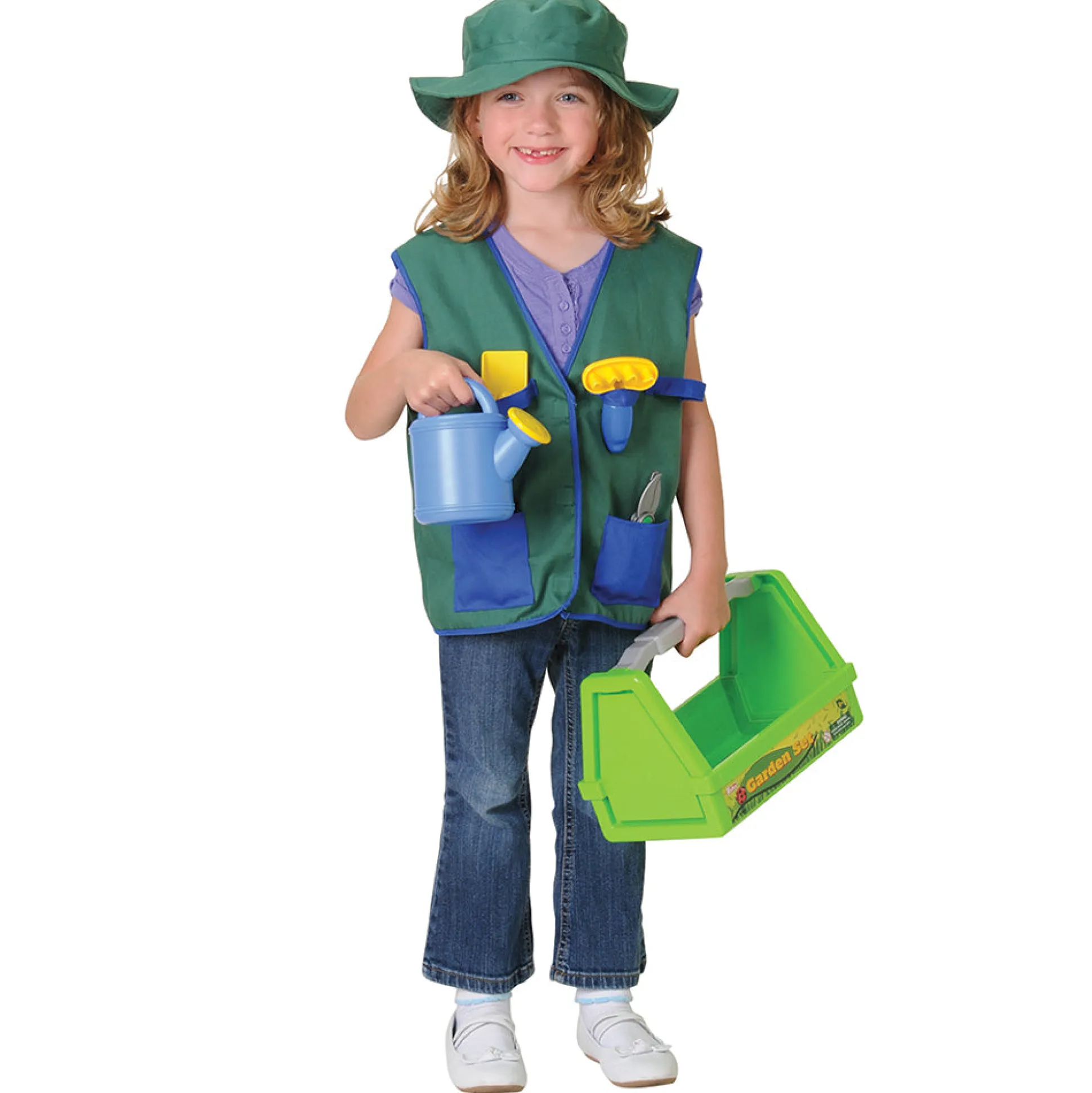 Gardener Career Dress-Up & Tool Set | 19-Piece Pretend Play Outfit for Toddlers