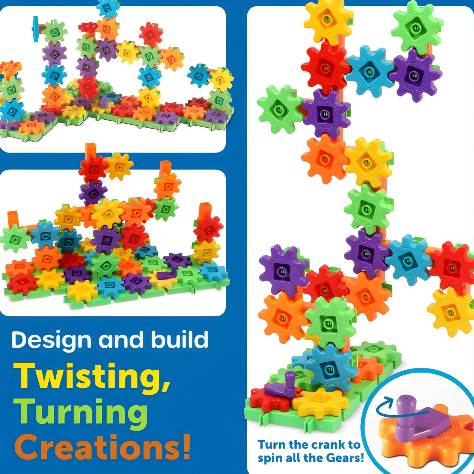 Gears! Gears! Gears!® 150-Piece Building Set