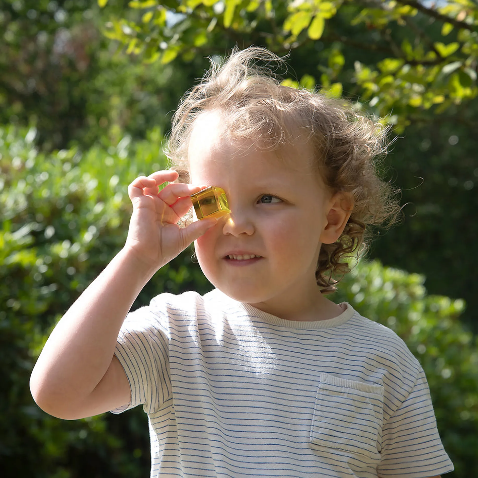 Gem Cubes 10-Piece Set | Colorful Acrylic Blocks for Light Play & Sensory Learning