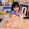 Geometric Mirrored Building Blocks | 8-Piece Hardwood Set