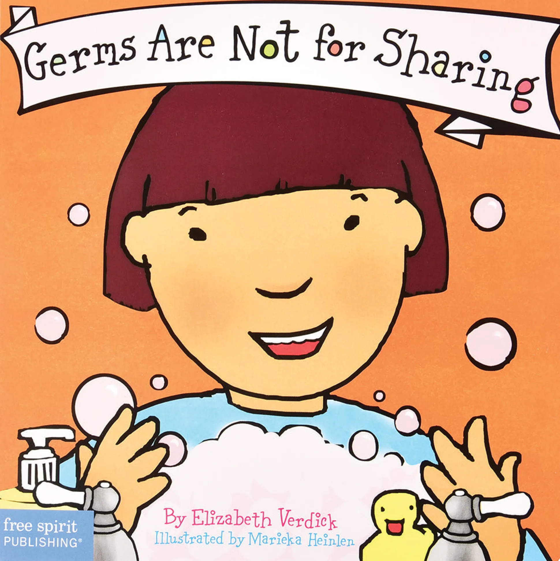 Germs Are Not For Sharing Board Book | Toddler Hygiene & Social-Emotional Learning Tool