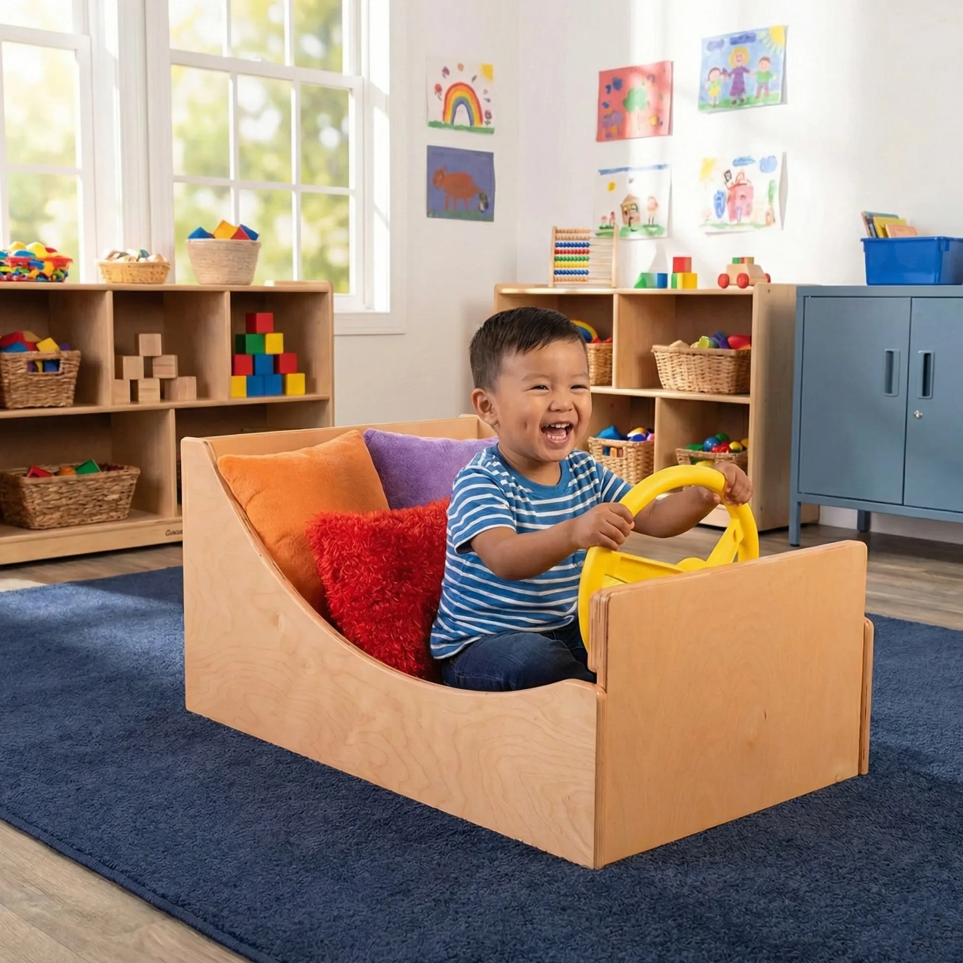 Get-In-'N-Go Imaginative Car Play Bundle | Set of 3 Wooden Driving Boxes