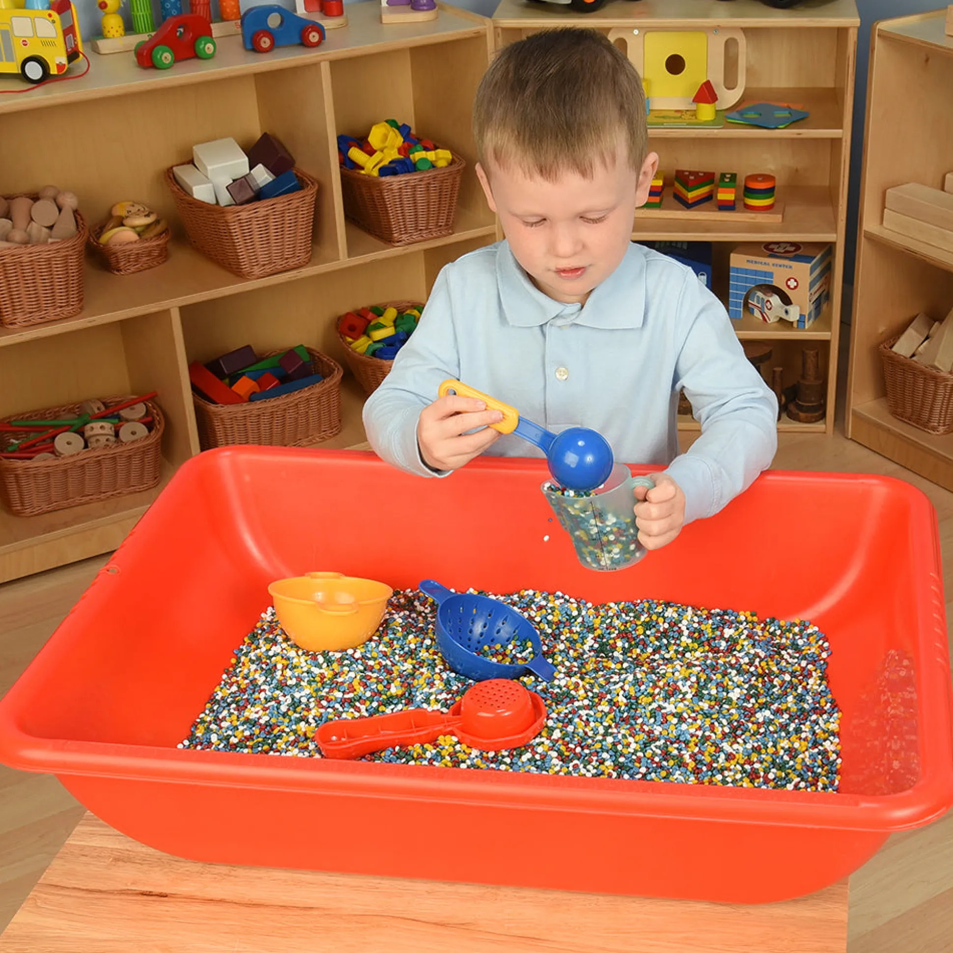 Giant Classroom Activity Tubs for Sensory Exploration