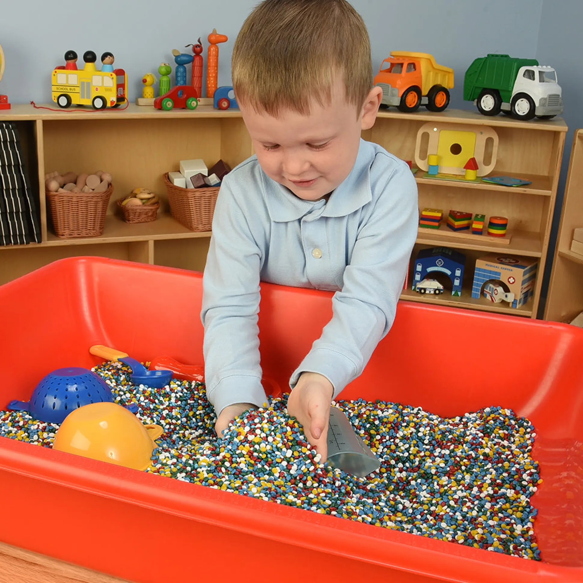 Giant Classroom Activity Tubs for Sensory Exploration