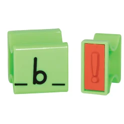 Giant Manuscript Alphabet Stampers - Lowercase- in Case