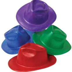 Glitter Dress-Up Dance & Theater Hats - Set of 12