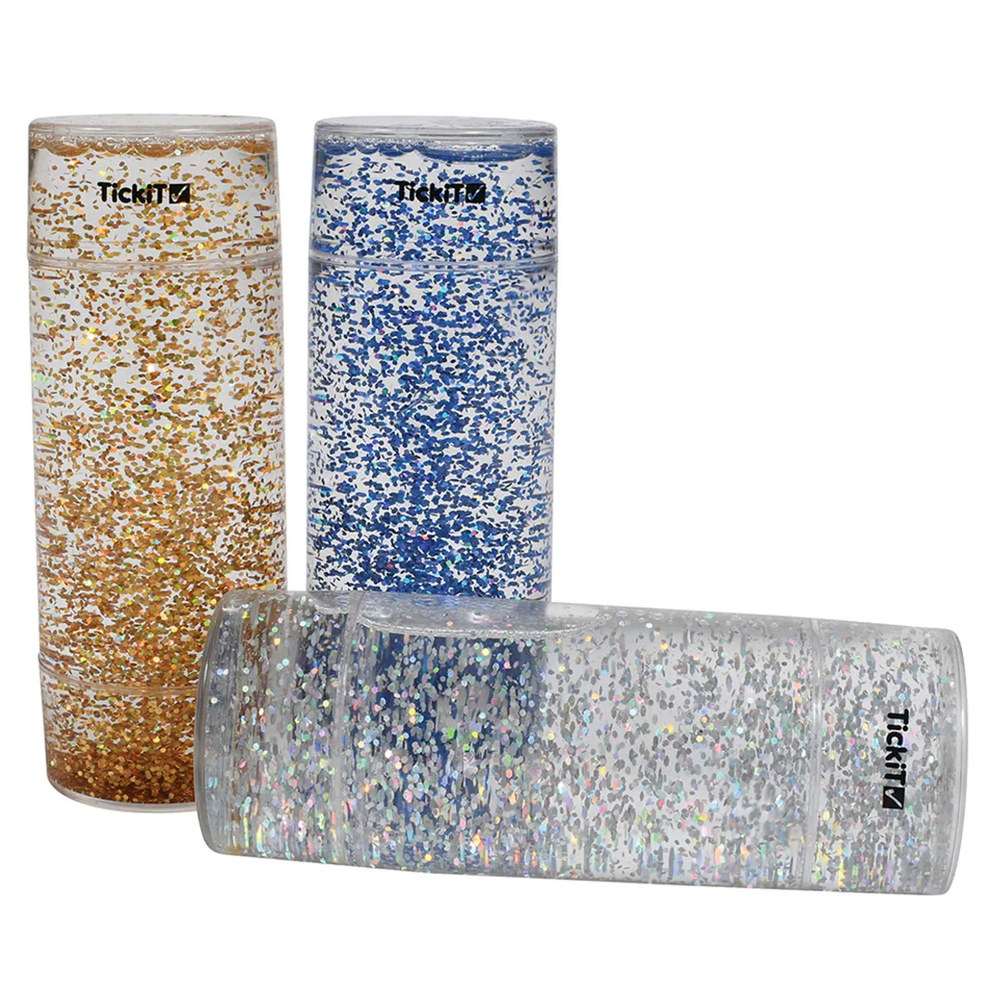 Glittering Sensory Storm Tubes – Calming Support for Special Needs & Classroom Focus | Set of 3