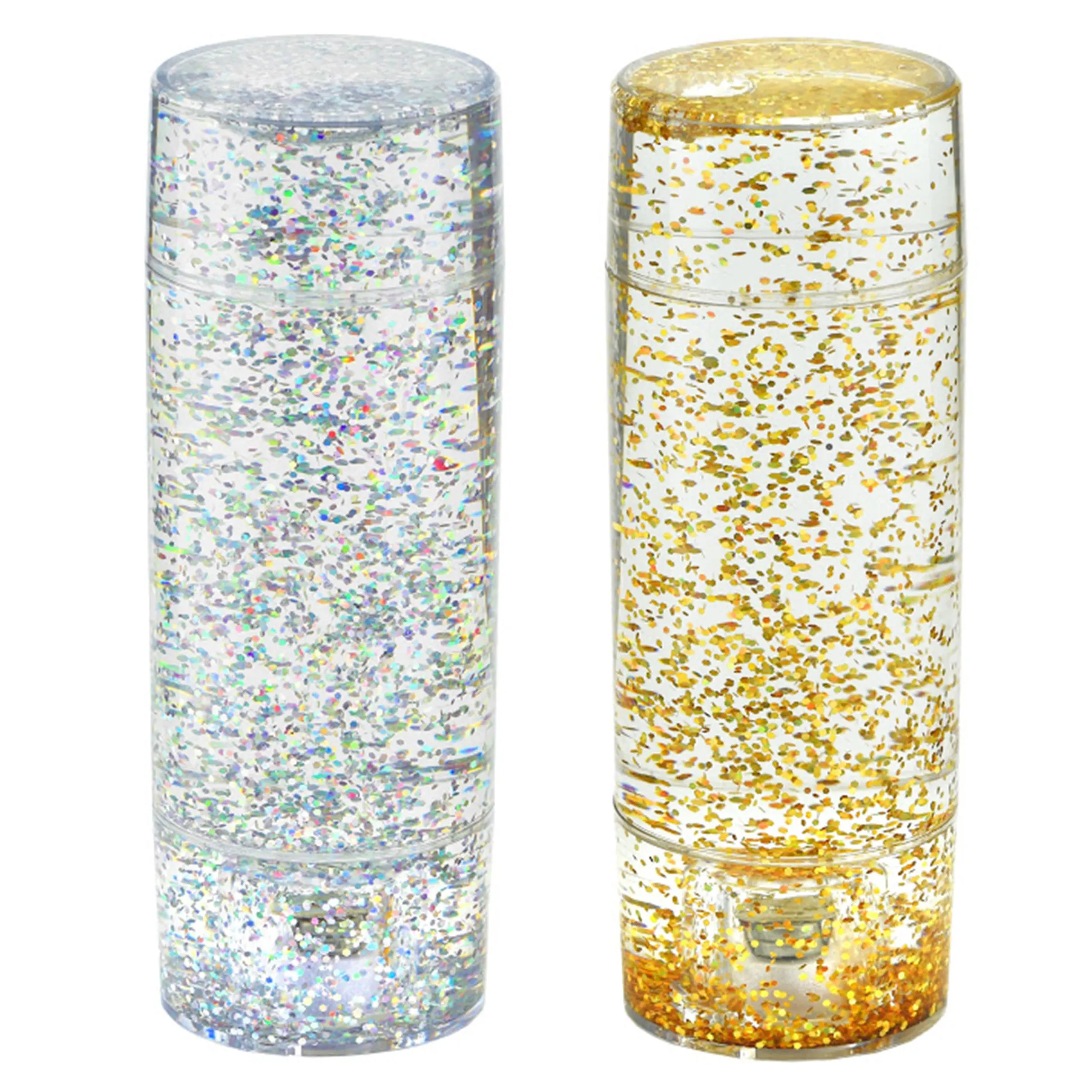 Glitter LED Calm Down Jars | 2-Pack Sensory Glitter Lights
