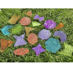 Glitter Panels 21-Piece Set | Acrylic Color and Shape Exploration for Sensory Play