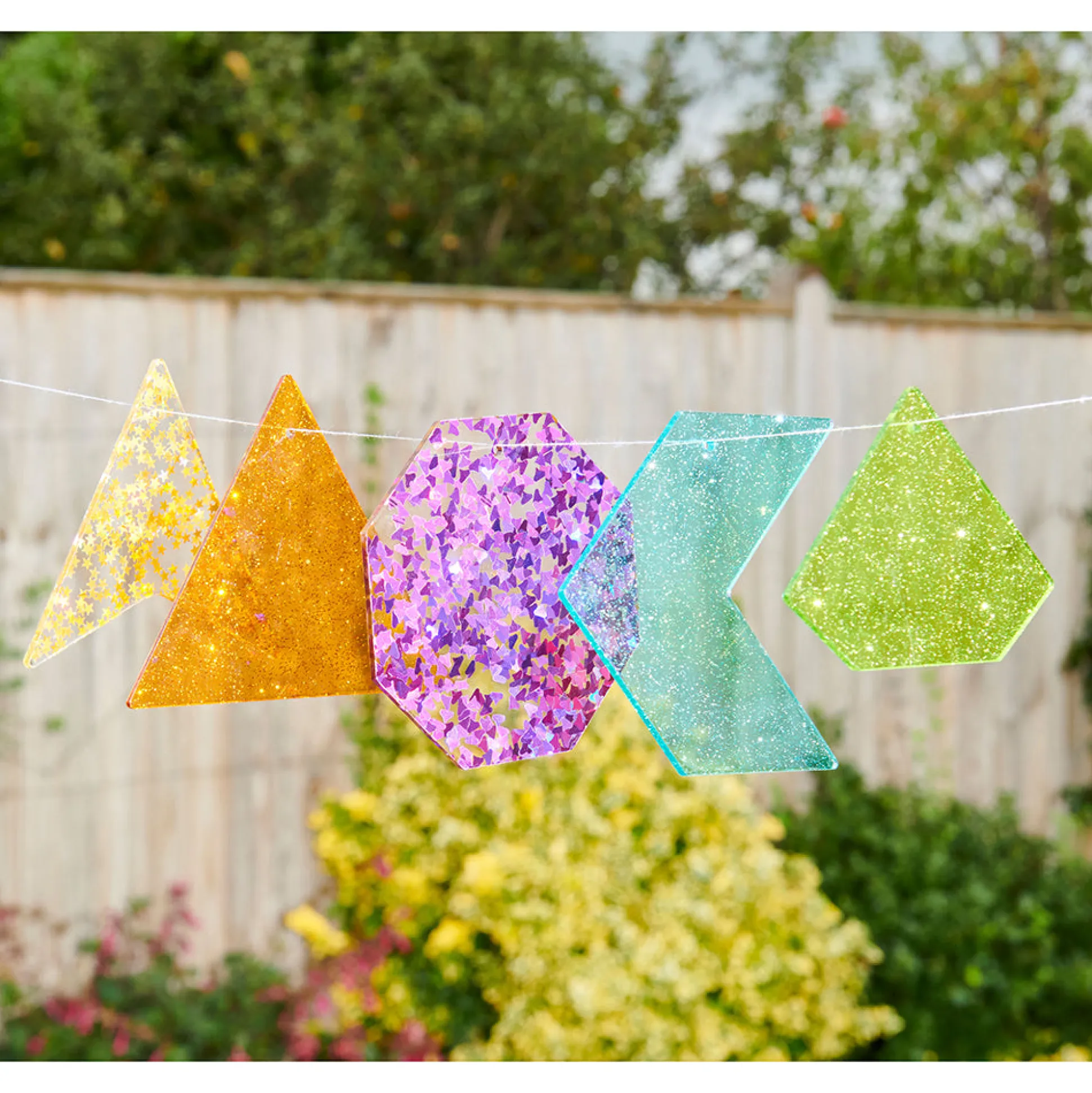 Glitter Panels 21-Piece Set | Acrylic Color and Shape Exploration for Sensory Play