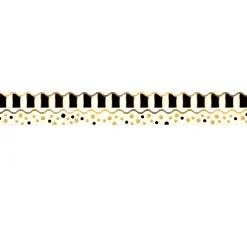 Gold Bars Scalloped Classroom Border Trim