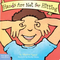 Hands Are Not For Hitting Board Book | Toddler Social-Emotional Learning Tool