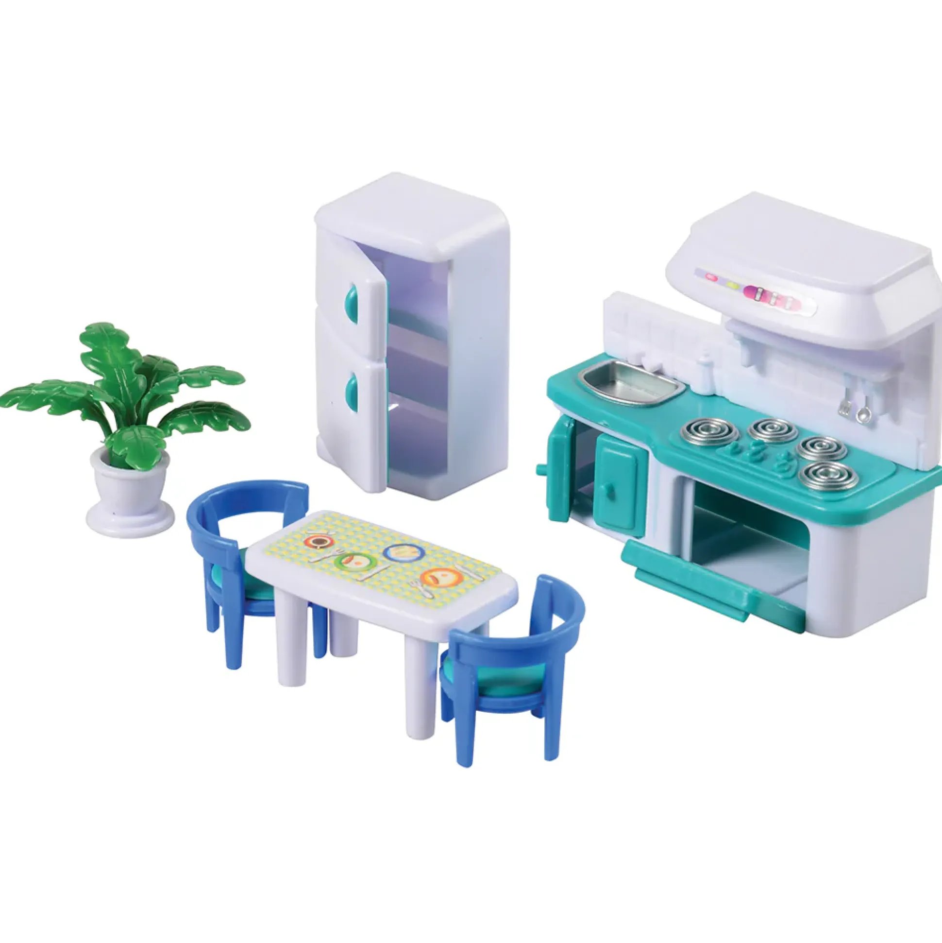 Happy Home Take-Along Doll House | 33 Piece Set