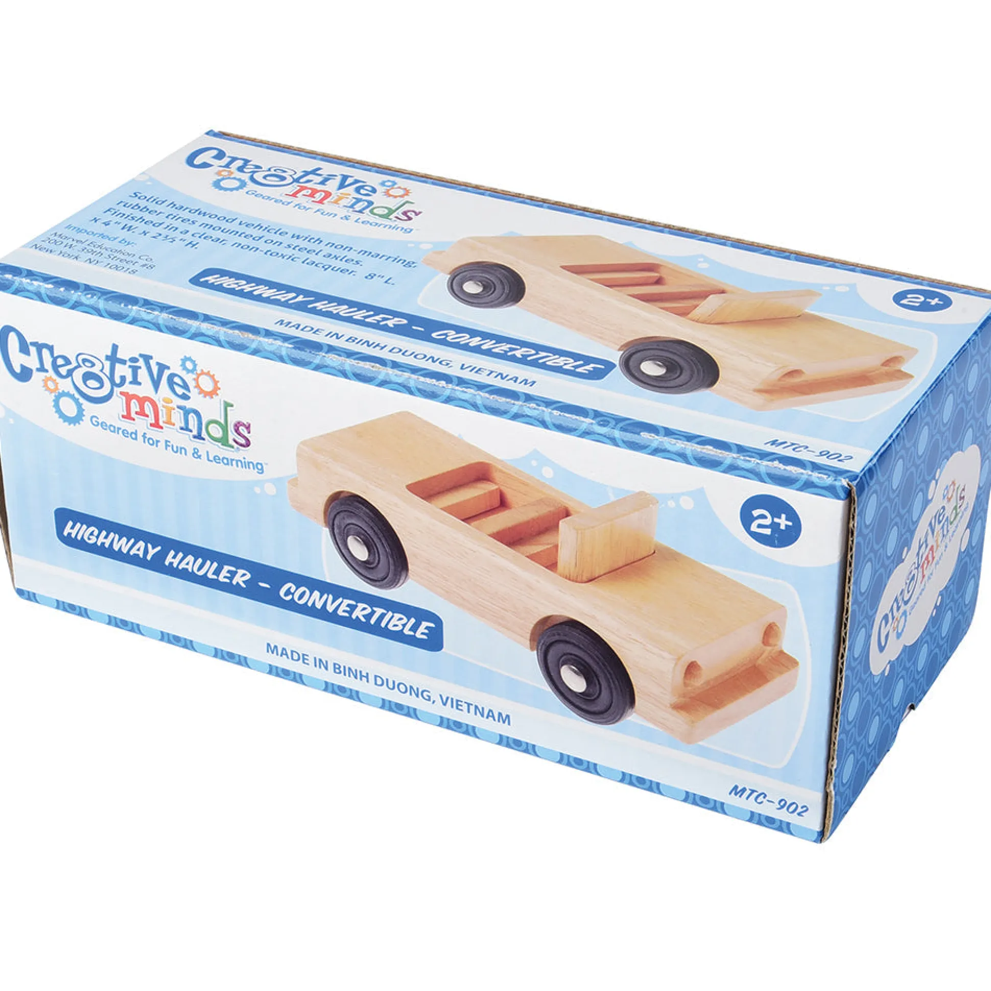 Hardwood Convertible Toy | Pretend Play Vehicle