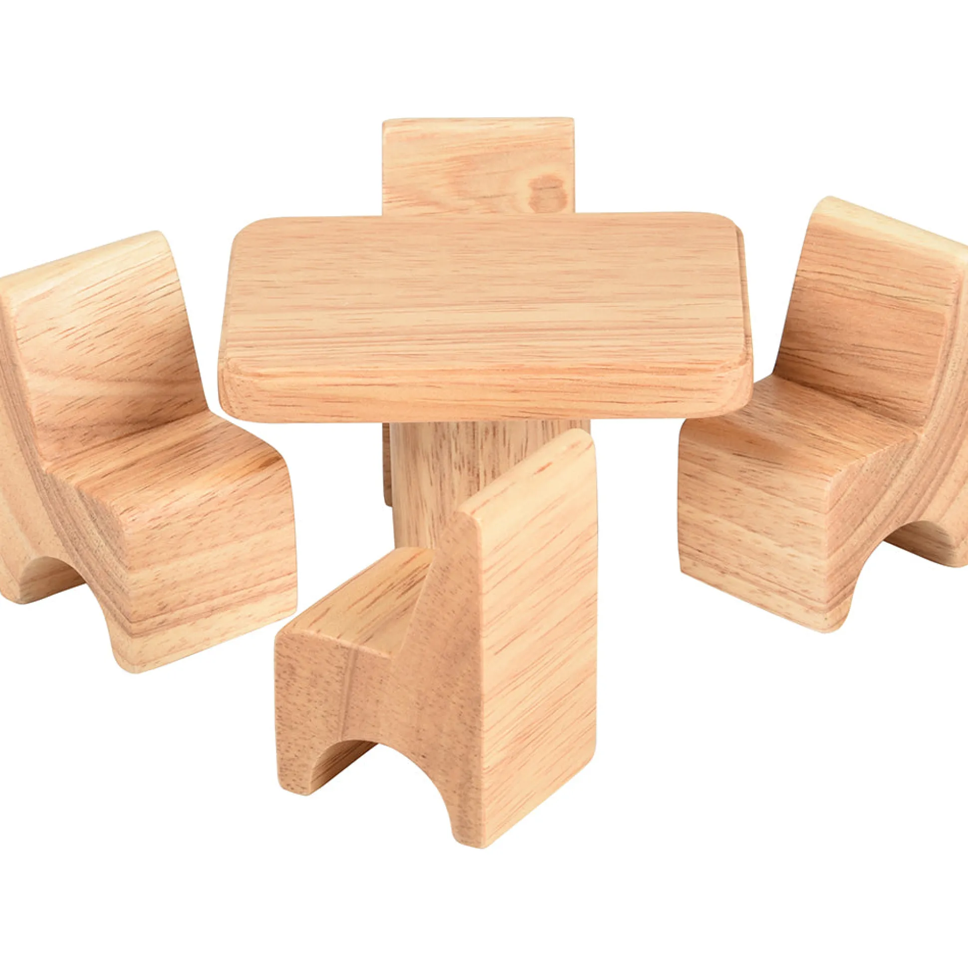 Hardwood Dollhouse Furniture Set | 26 Piece Set