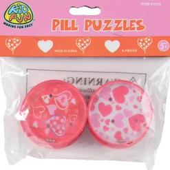 Heart Mini Maze Games – 6 Piece Classroom Reward & Exchange Set