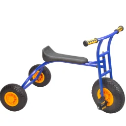 Heavy-Duty Steel Rookie Trike | Versatile Playground Tricycle with Extra-Long Contoured Seat