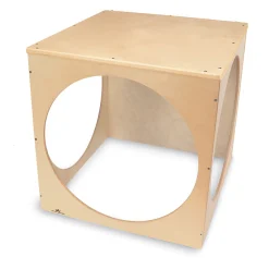 Hide Away Cube with Portholes | Eco-Friendly Classroom Play Space