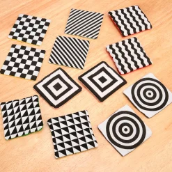 High Contrast Sensory Learning Bundle | Busy Box, Photo Album & Tactile Matching Patches