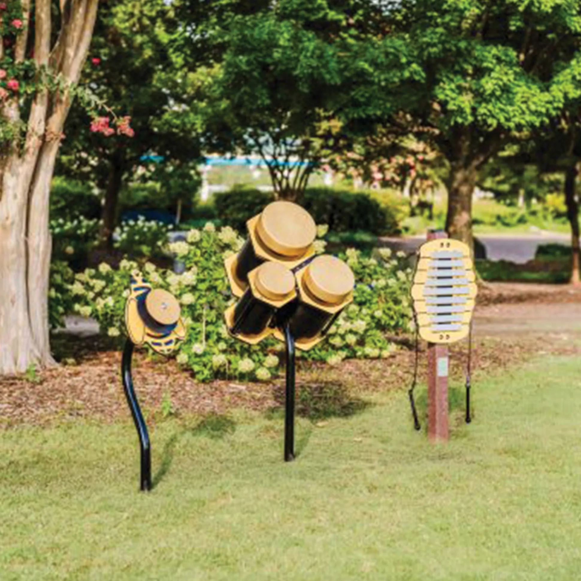 Honeycomb Congas | Interactive Outdoor Musical Drums