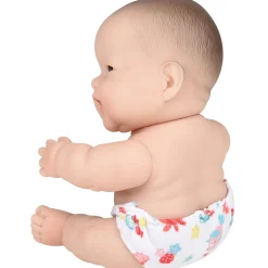 Huggable 10" Asian Baby Doll | Soft Vinyl with Detailed Features