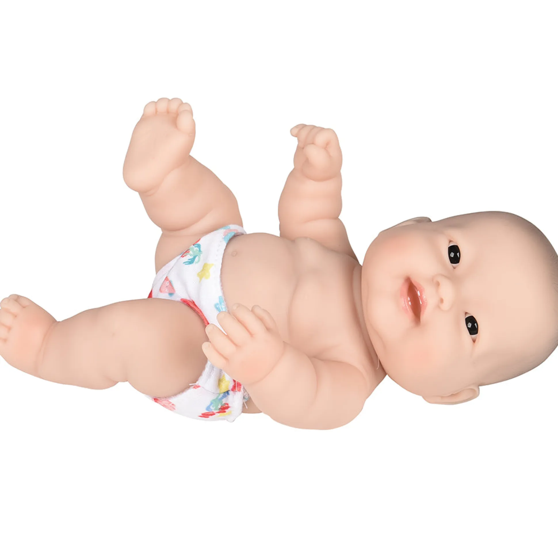 Huggable 14" Asian Baby Doll | Soft Vinyl with Detailed Features