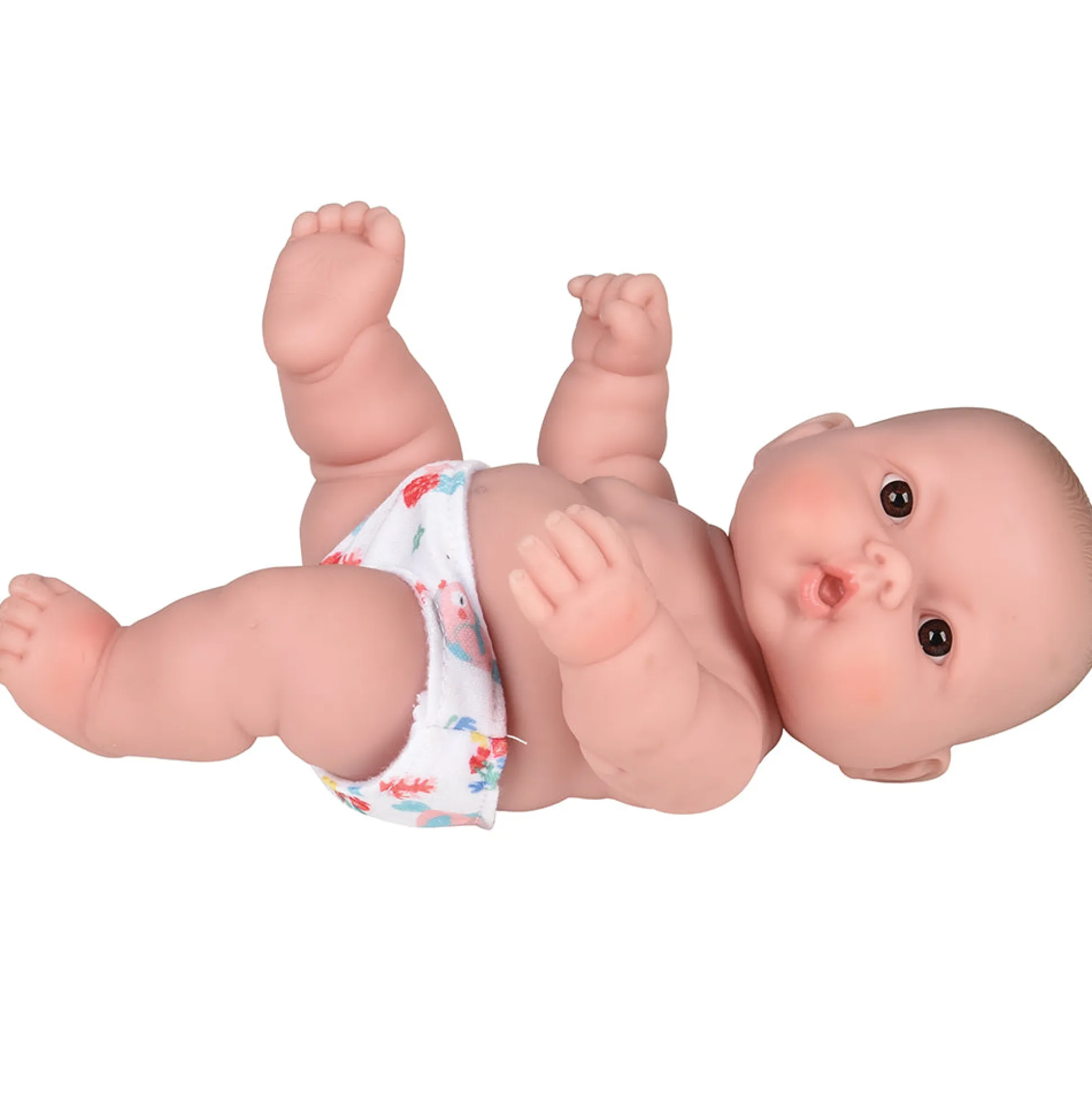 Huggable 10" Caucasian Baby Doll | Soft Vinyl with Detailed Features