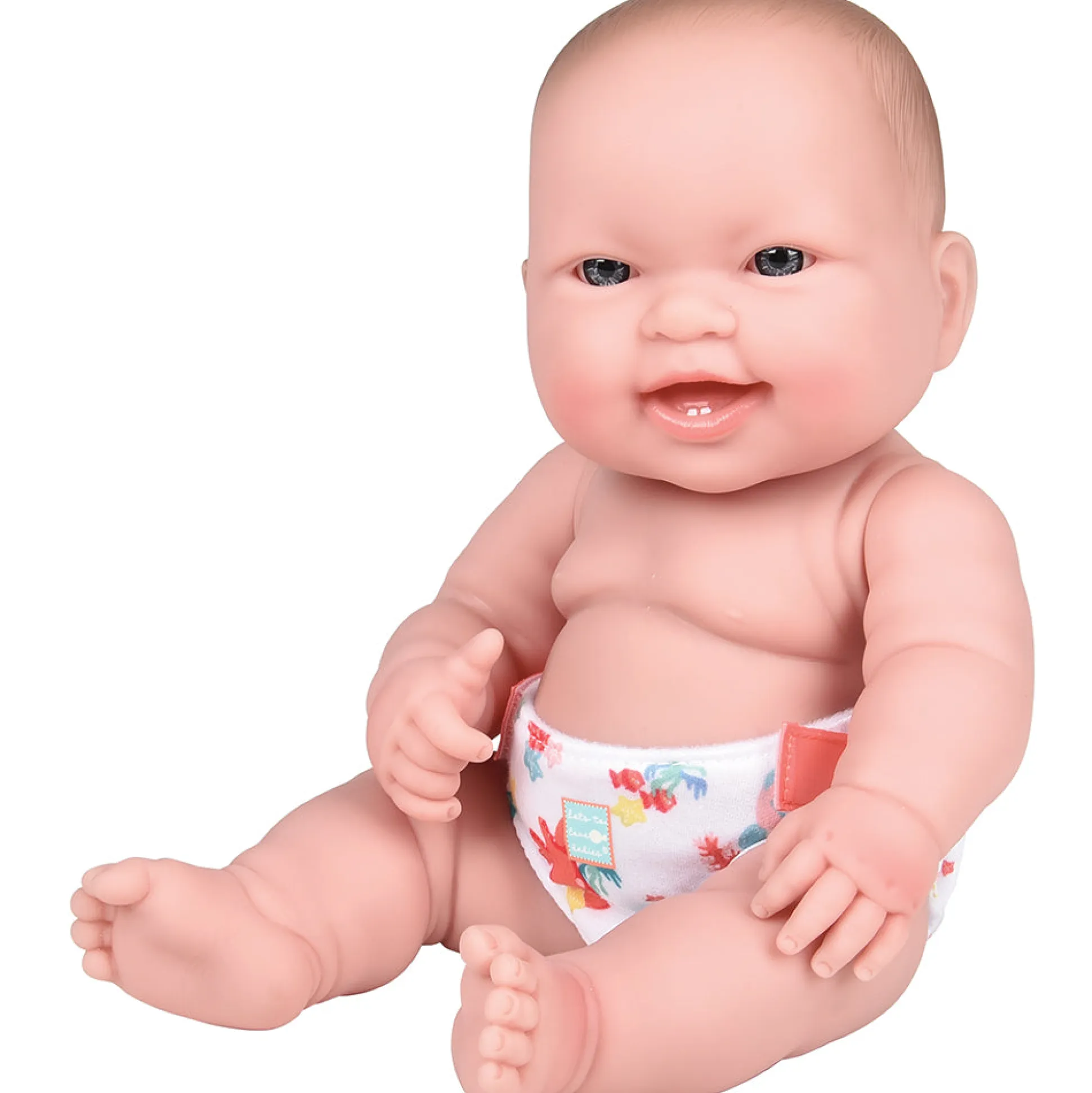 Huggable 14" Caucasian Baby Doll | Soft Vinyl with Detailed Features