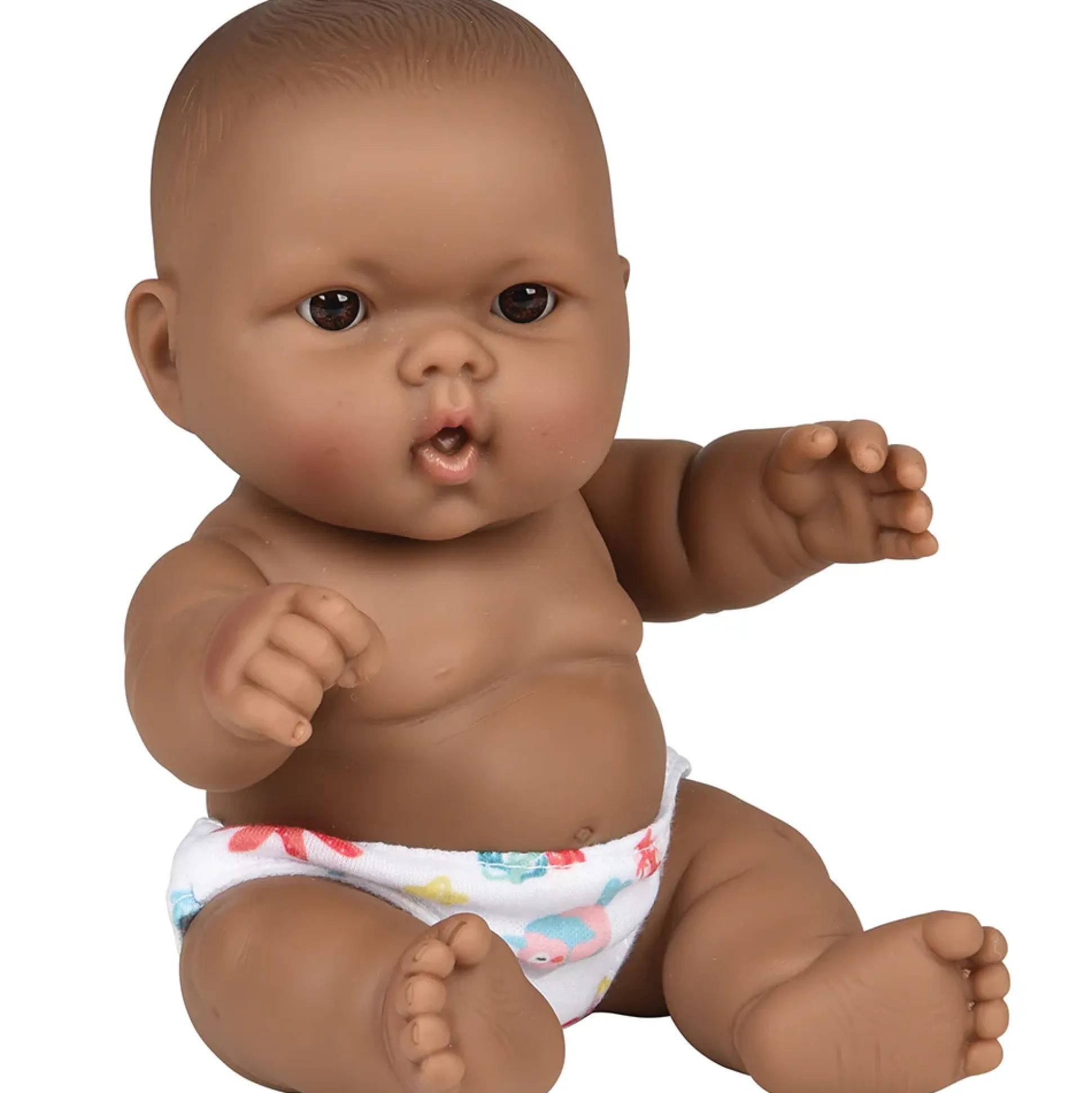 Huggable 10" Hispanic Baby Doll | Soft Vinyl with Detailed Features