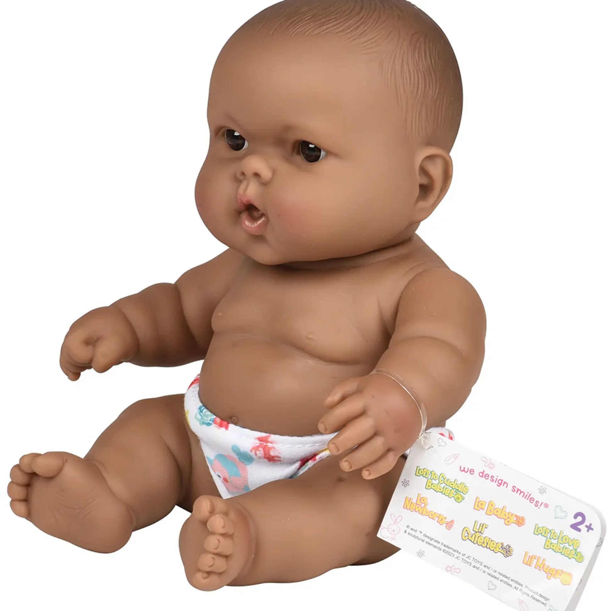 Huggable 10" Hispanic Baby Doll | Soft Vinyl with Detailed Features