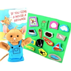 If You Give a Mouse a Brownie Puppet Set w/ Book*