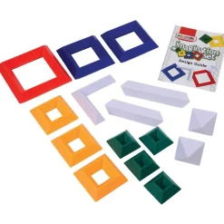 ImagAbility WEDGiTS™ Imagination 15-Piece Geometric Building Block Set - Wedgits