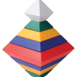 ImagAbility WEDGiTS™ Imagination 15-Piece Geometric Building Block Set - Wedgits