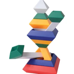 ImagAbility WEDGiTS™ Imagination 15-Piece Geometric Building Block Set - Wedgits
