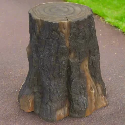 18-Inch Realistic Tree Stump | Natural Playground Element