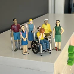 Inclusive Friends with Diverse Abilities | Set of 6 Vinyl Figure Set