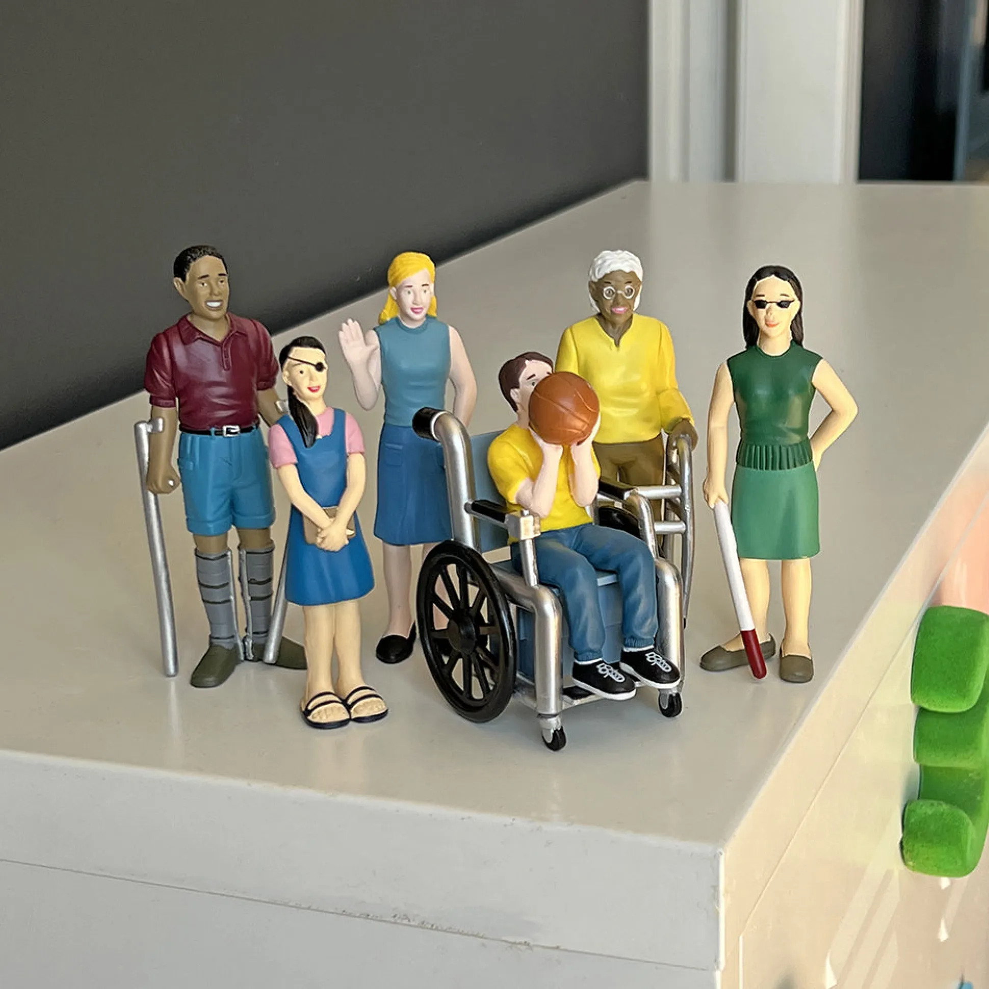 Inclusive Friends with Diverse Abilities | Set of 6 Vinyl Figure Set