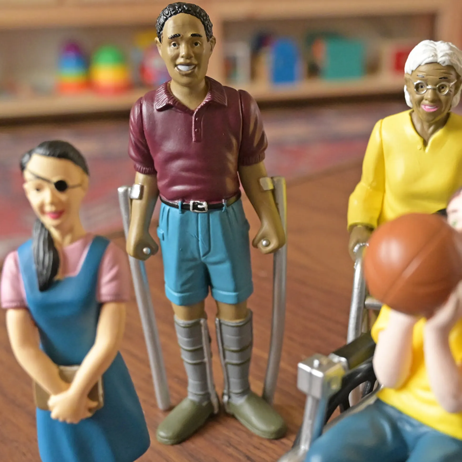 Inclusive Friends with Diverse Abilities | Set of 6 Vinyl Figure Set